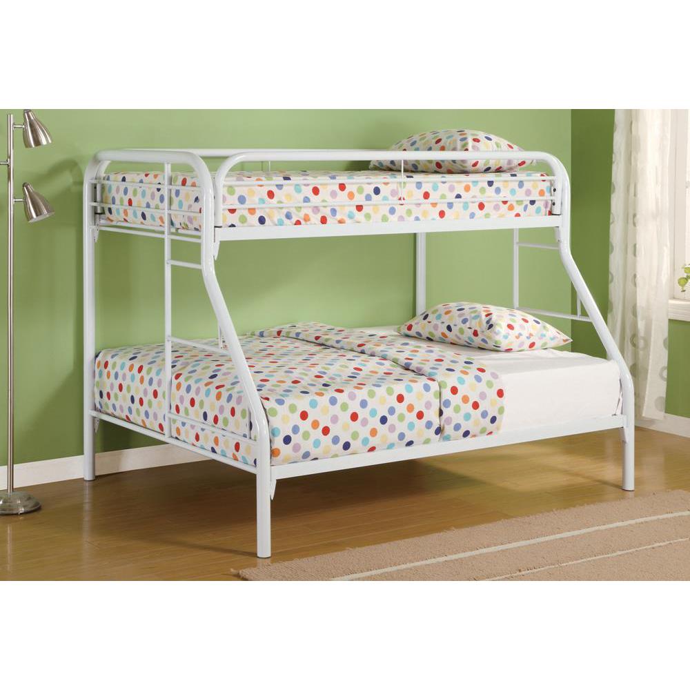 Morgan Twin Over Full Bunk Bed White. Picture 2