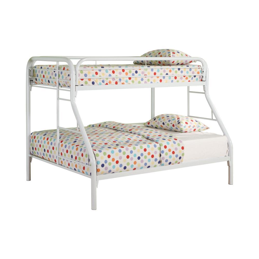 Morgan Twin Over Full Bunk Bed White. Picture 1