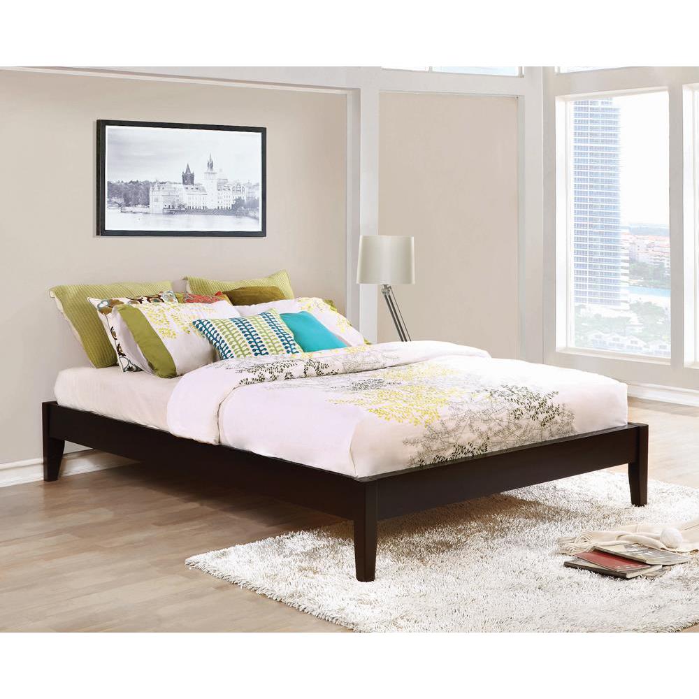 Hounslow California King Universal Platform Bed Cappuccino. Picture 1