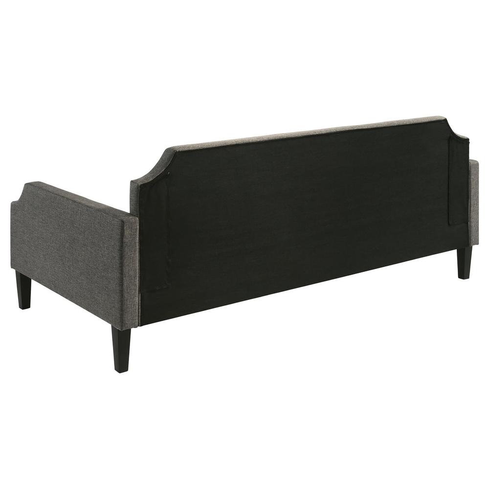 Olivia Upholstered Twin Daybed with Nailhead Trim. Picture 5