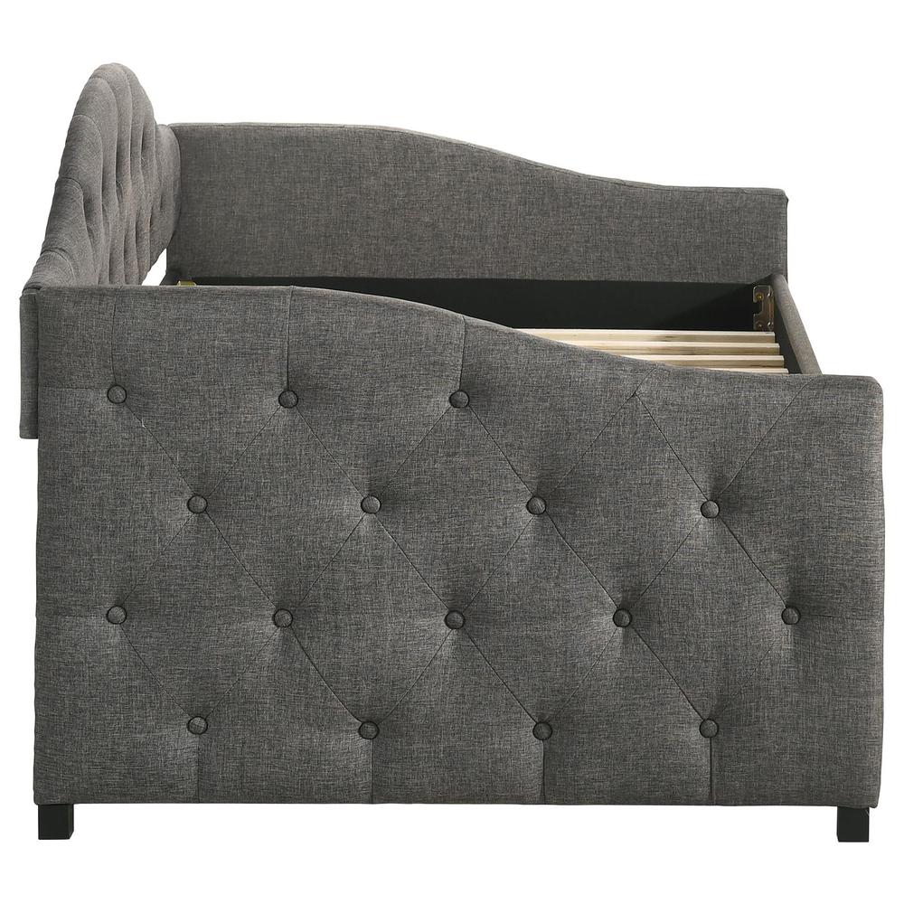 Sadie Upholstered Twin Daybed with Trundle. Picture 6