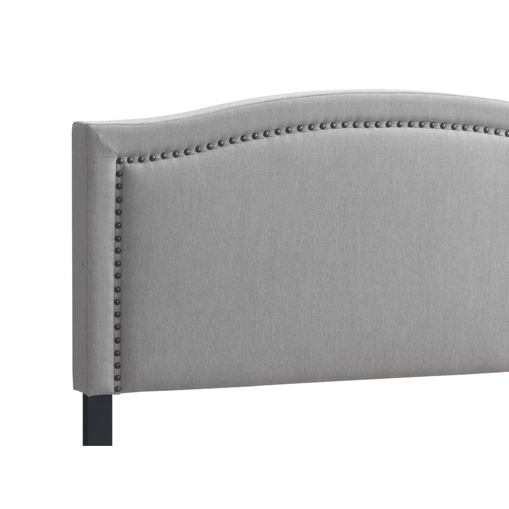 Hamden Full Upholstered Panel Bed Mineral. Picture 3