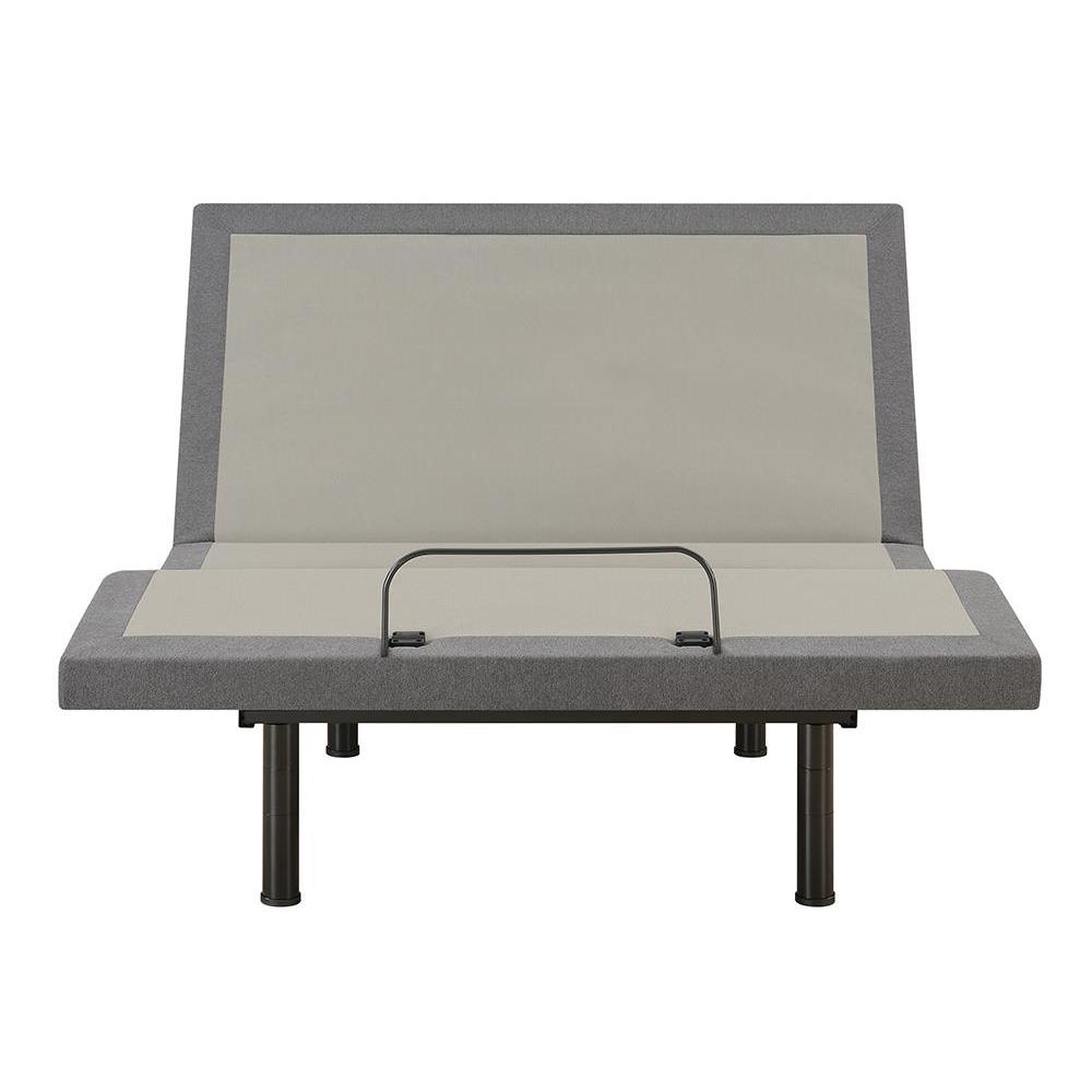 Negan Twin XL Adjustable Bed Base Grey and Black. Picture 11