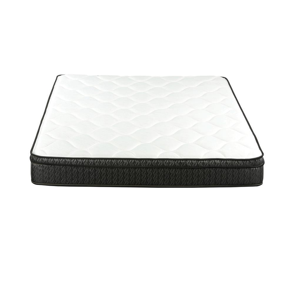 Evie 9.25" Full Mattress White and Black. Picture 3