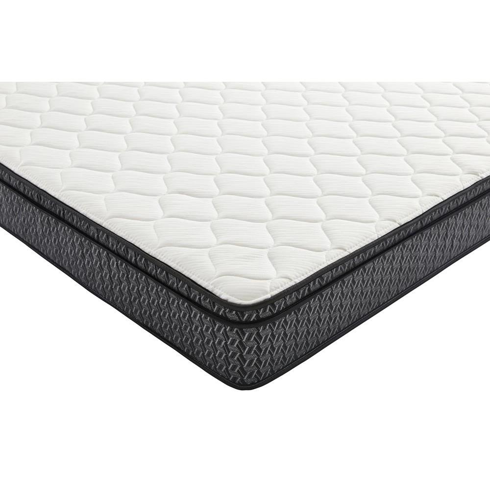 Evie 9.25" Eastern King Mattress White and Black. Picture 2