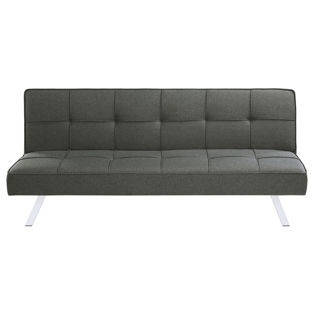 Joel Upholstered Tufted Sofa Bed. Picture 5