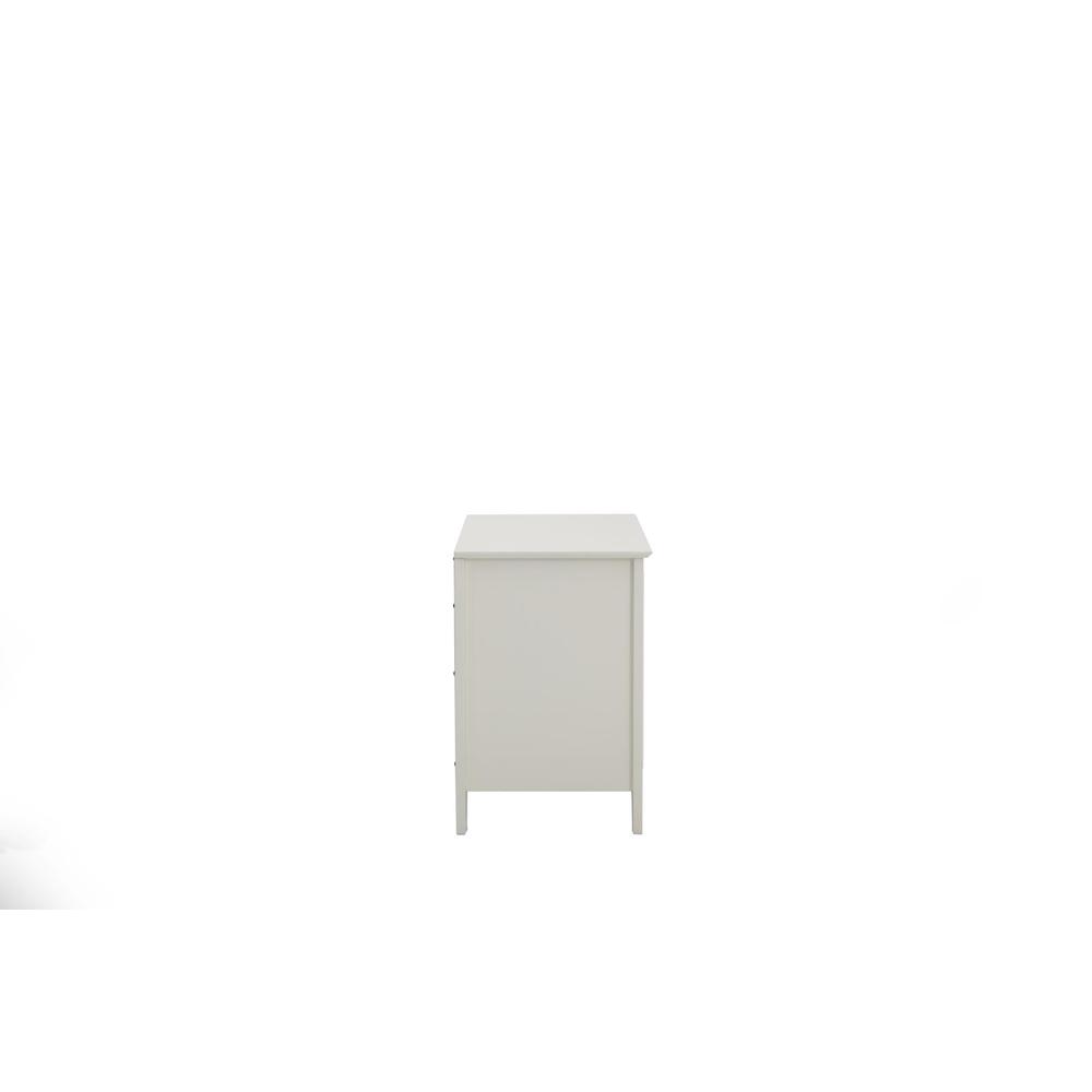 Selena 2-drawer Nightstand Cream White. Picture 4