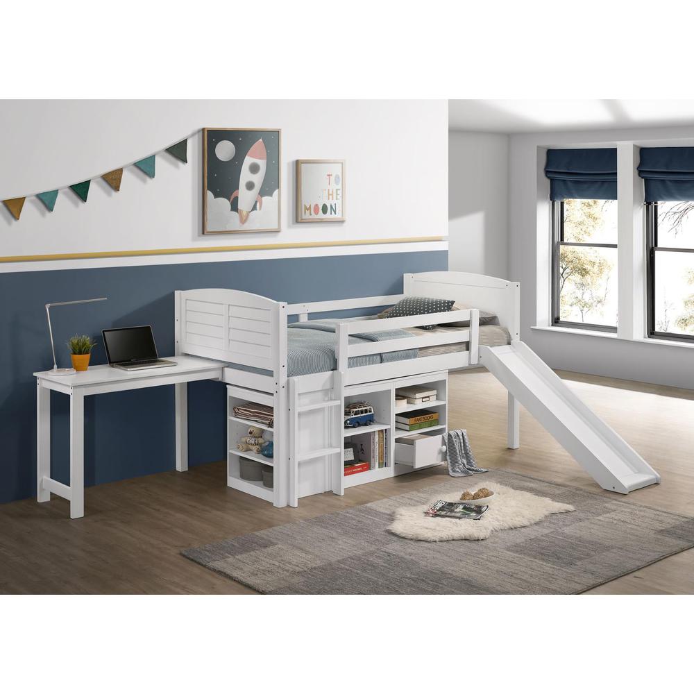 Twin Workstation Loft Bed. Picture 1