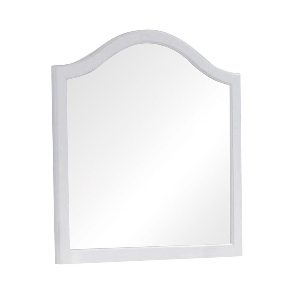 Dominique Dresser Mirror White. Picture 1