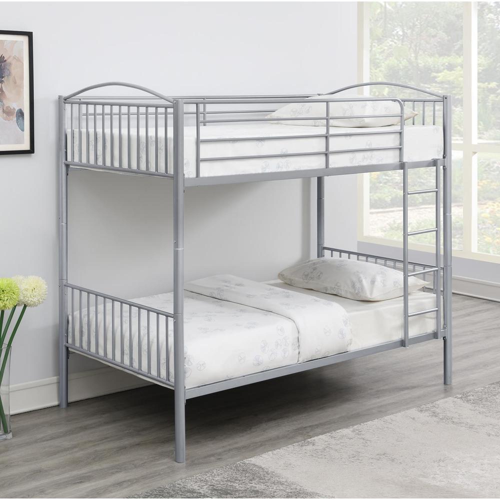 Anson Twin Over Twin Bunk Bed with Ladder. Picture 6