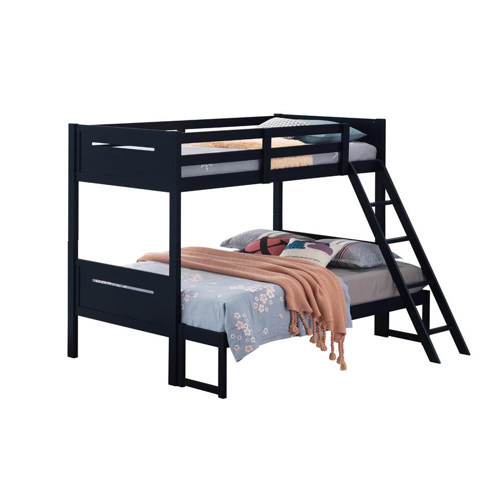 Littleton Twin Over Full Bunk Bed Blue. Picture 1