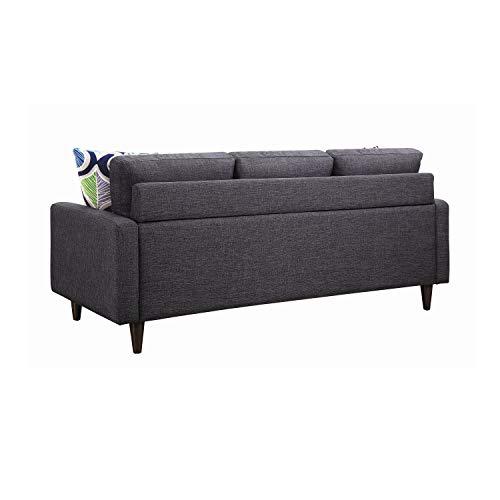Watsonville Tufted Back Sofa Grey. Picture 5