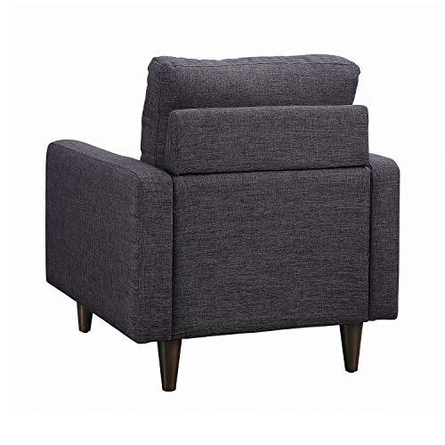 Watsonville Tufted Back Chair Grey. Picture 5