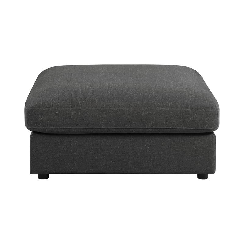 Serene 4-piece Upholstered Modular Sectional Charcoal. Picture 8