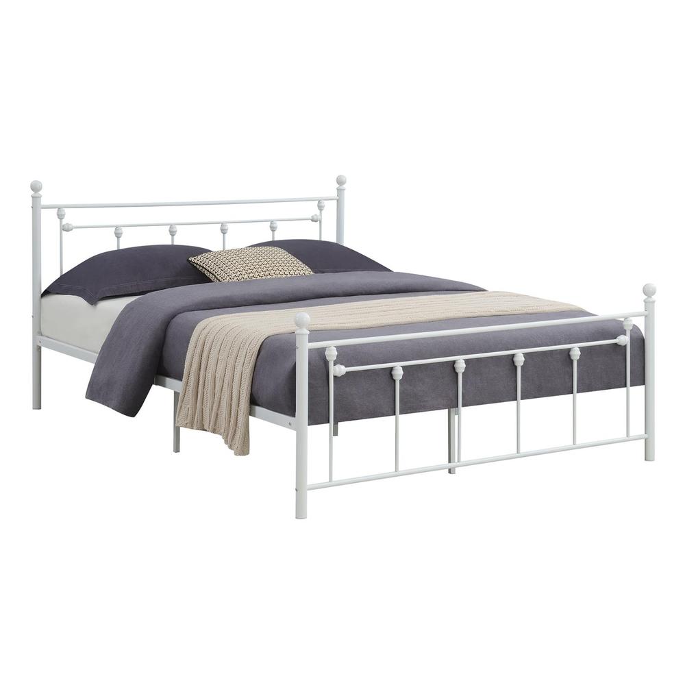 Canon Metal Slatted Headboard Platform Bed. Picture 2