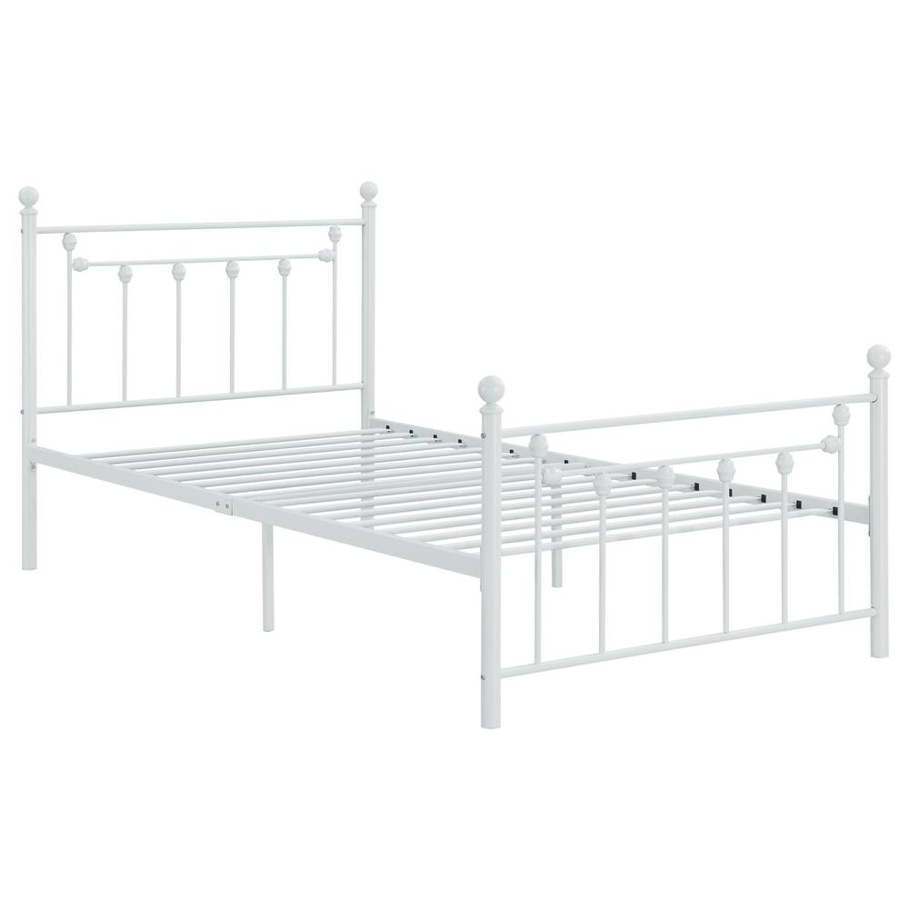 Canon Metal Slatted Headboard Platform Bed. Picture 3