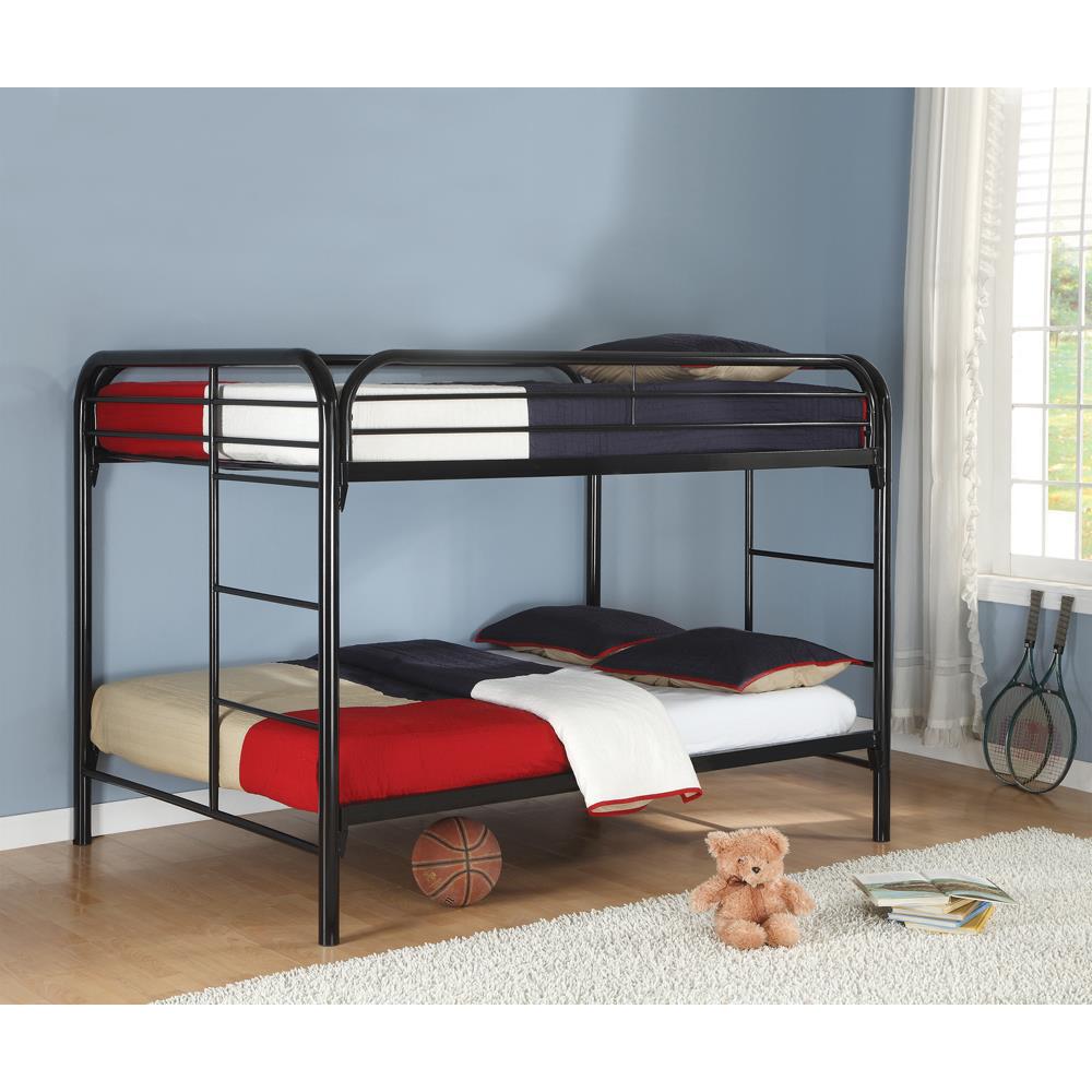 Morgan Full Over Full Bunk Bed Black. Picture 2