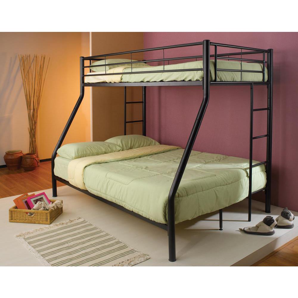 Hayward Twin Over Full Bunk Bed Black. Picture 2