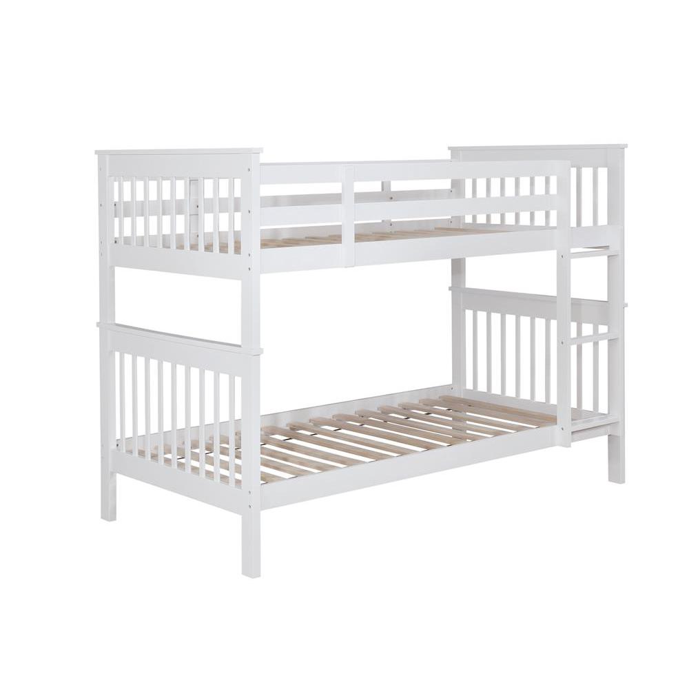 Chapman Twin Over Twin Bunk Bed White. Picture 2