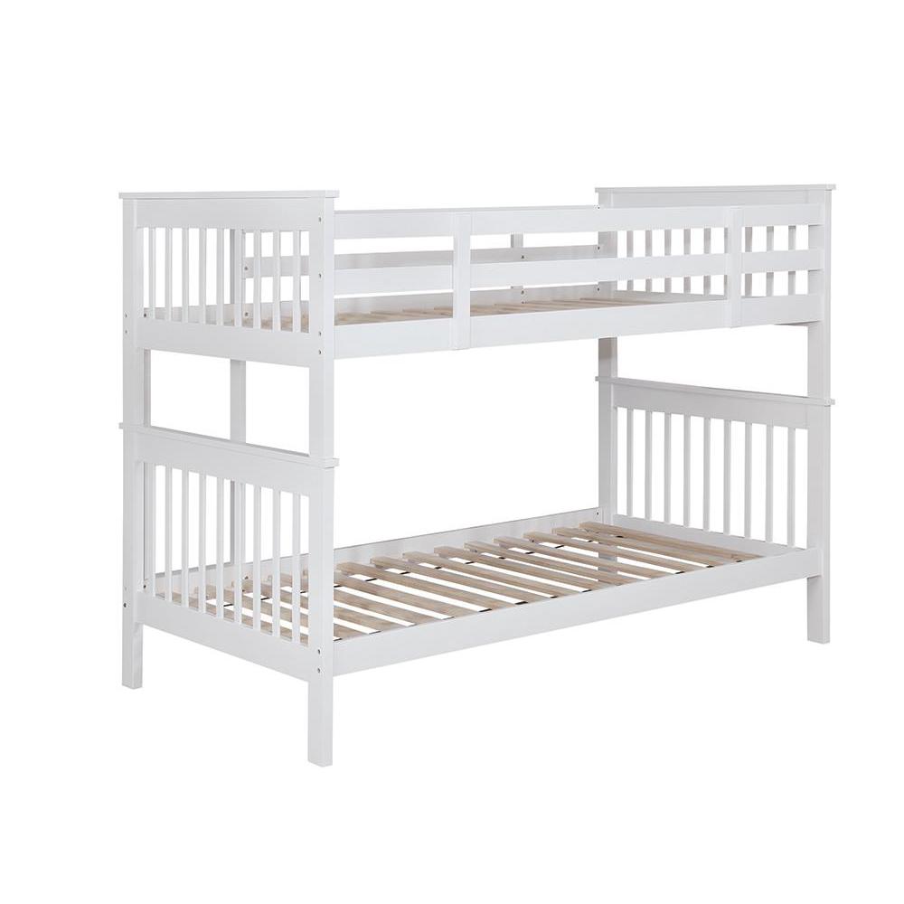 Chapman Twin Over Twin Bunk Bed White. Picture 3
