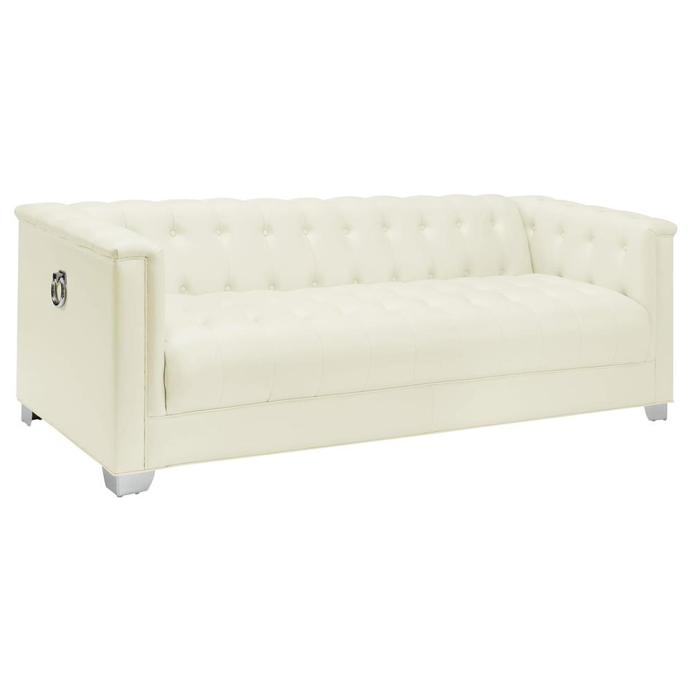 Chaviano 4-piece Upholstered Tufted Sofa Set Pearl White. Picture 1