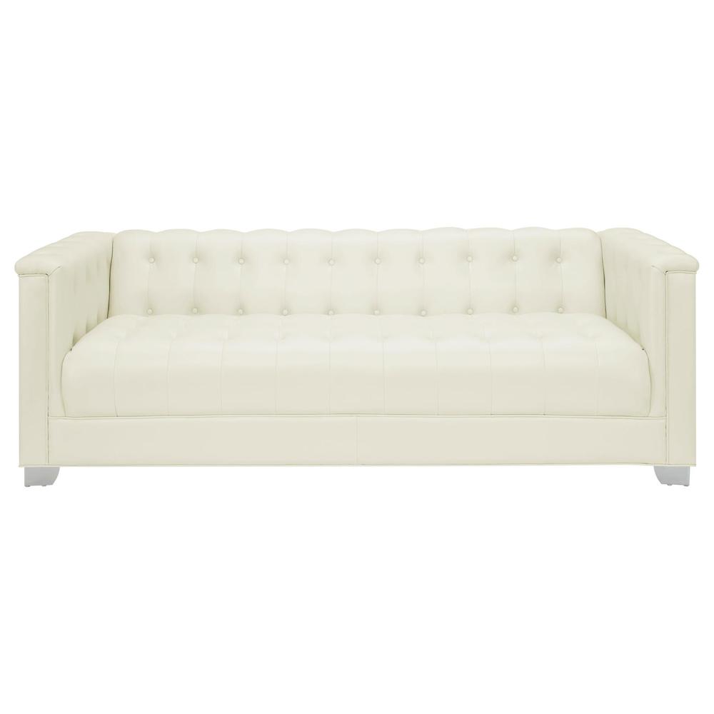 Chaviano 4-piece Upholstered Tufted Sofa Set Pearl White. Picture 2