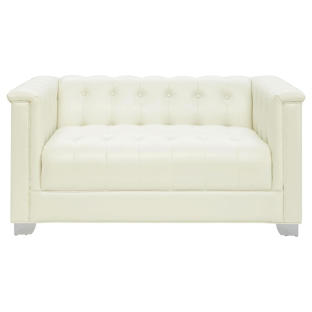 Chaviano 4-piece Upholstered Tufted Sofa Set Pearl White. Picture 5