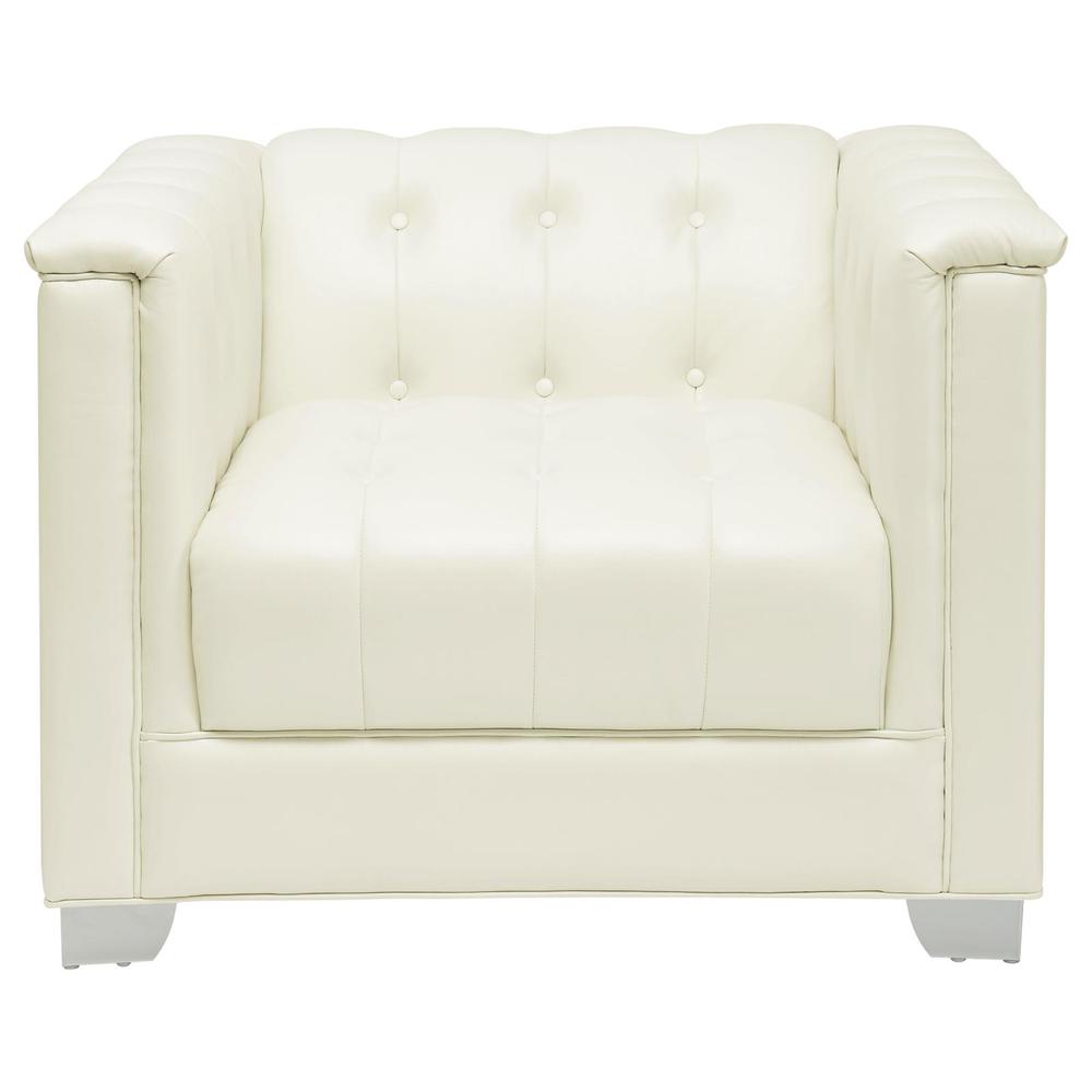 Chaviano 4-piece Upholstered Tufted Sofa Set Pearl White. Picture 8
