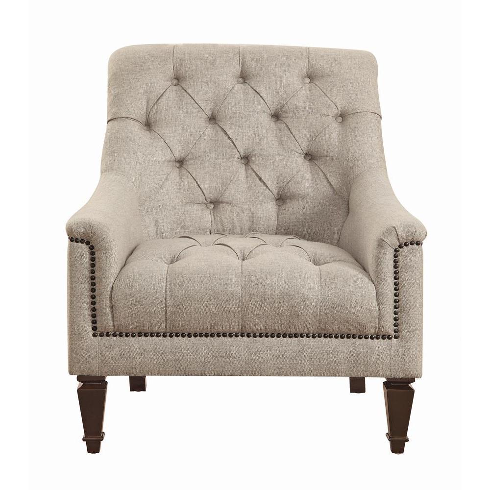 Avonlea Sloped Arm Upholstered Chair Grey. Picture 2