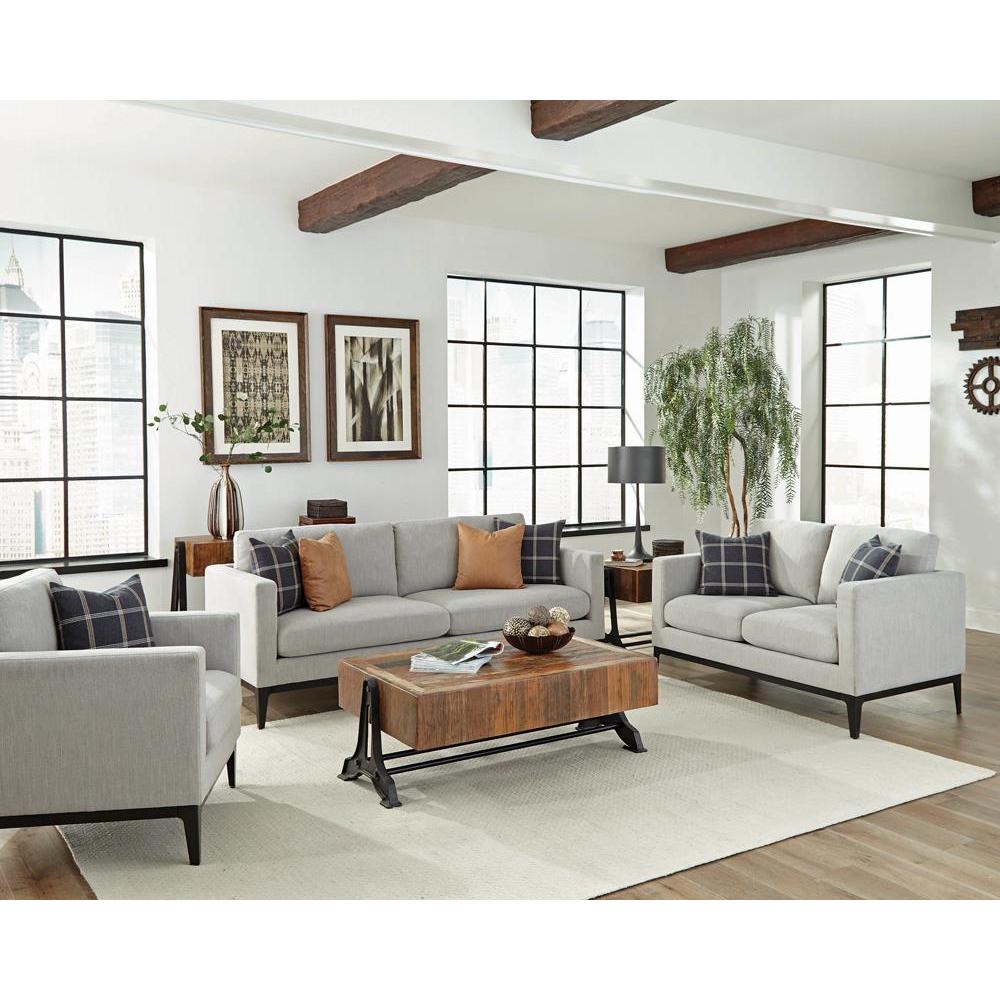 Apperson 3-piece Living Room Set Grey. Picture 1
