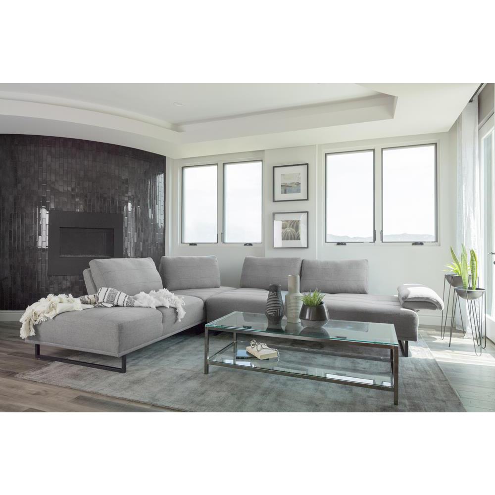 Arden 2-piece Adjustable Back Sectional Taupe. Picture 1
