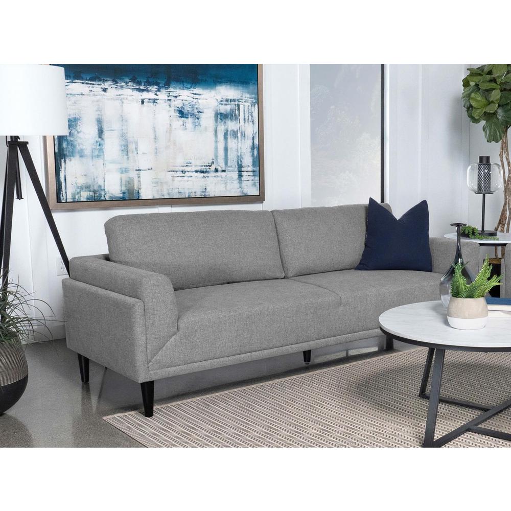 Rilynn Upholstered Track Arms Sofa Grey. Picture 11