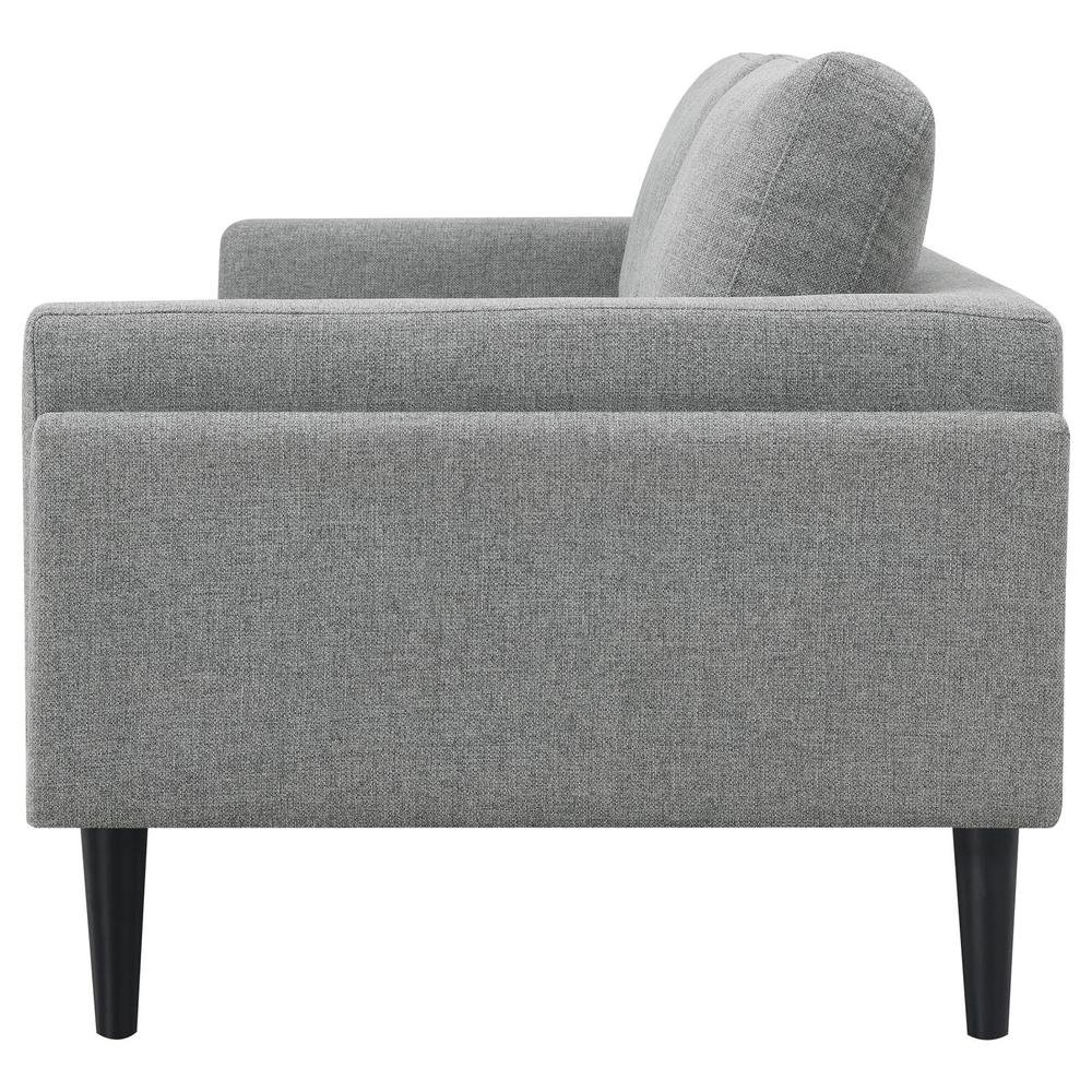 Rilynn Upholstered Track Arms Sofa Grey. Picture 4