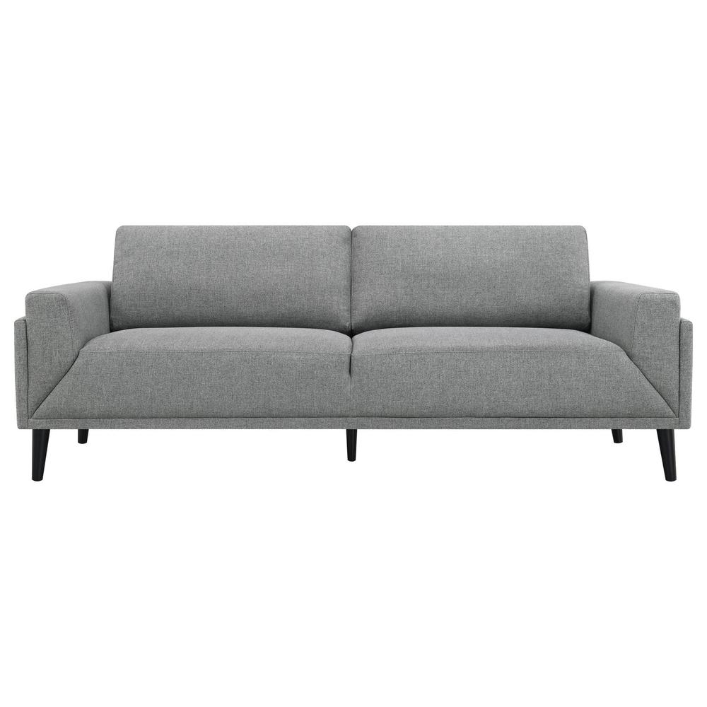 Rilynn 2-piece Upholstered Track Arms Sofa Set Grey. Picture 2