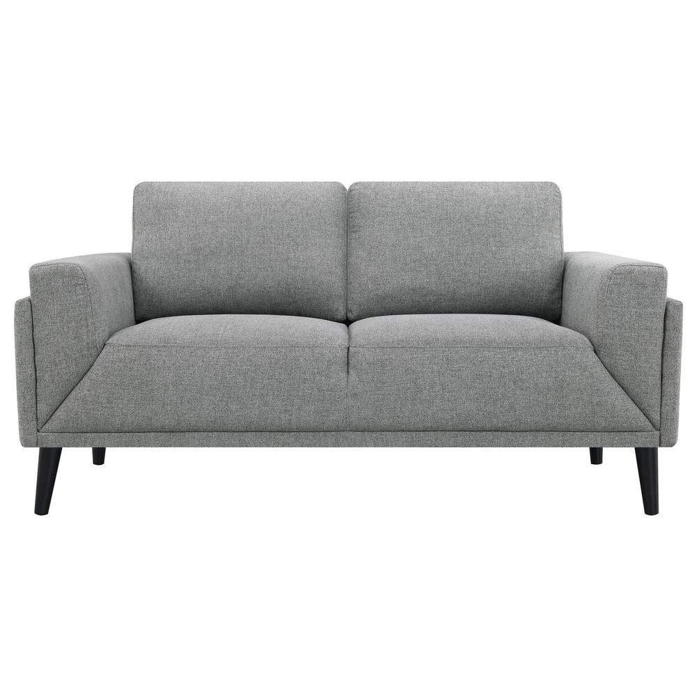 Rilynn 2-piece Upholstered Track Arms Sofa Set Grey. Picture 6