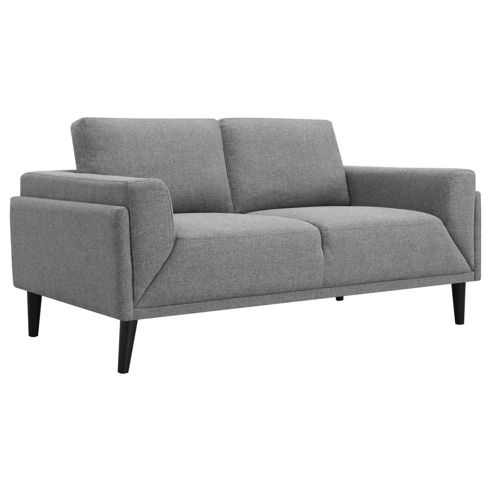 Rilynn 3-piece Upholstered Track Arms Sofa Set Grey. Picture 4
