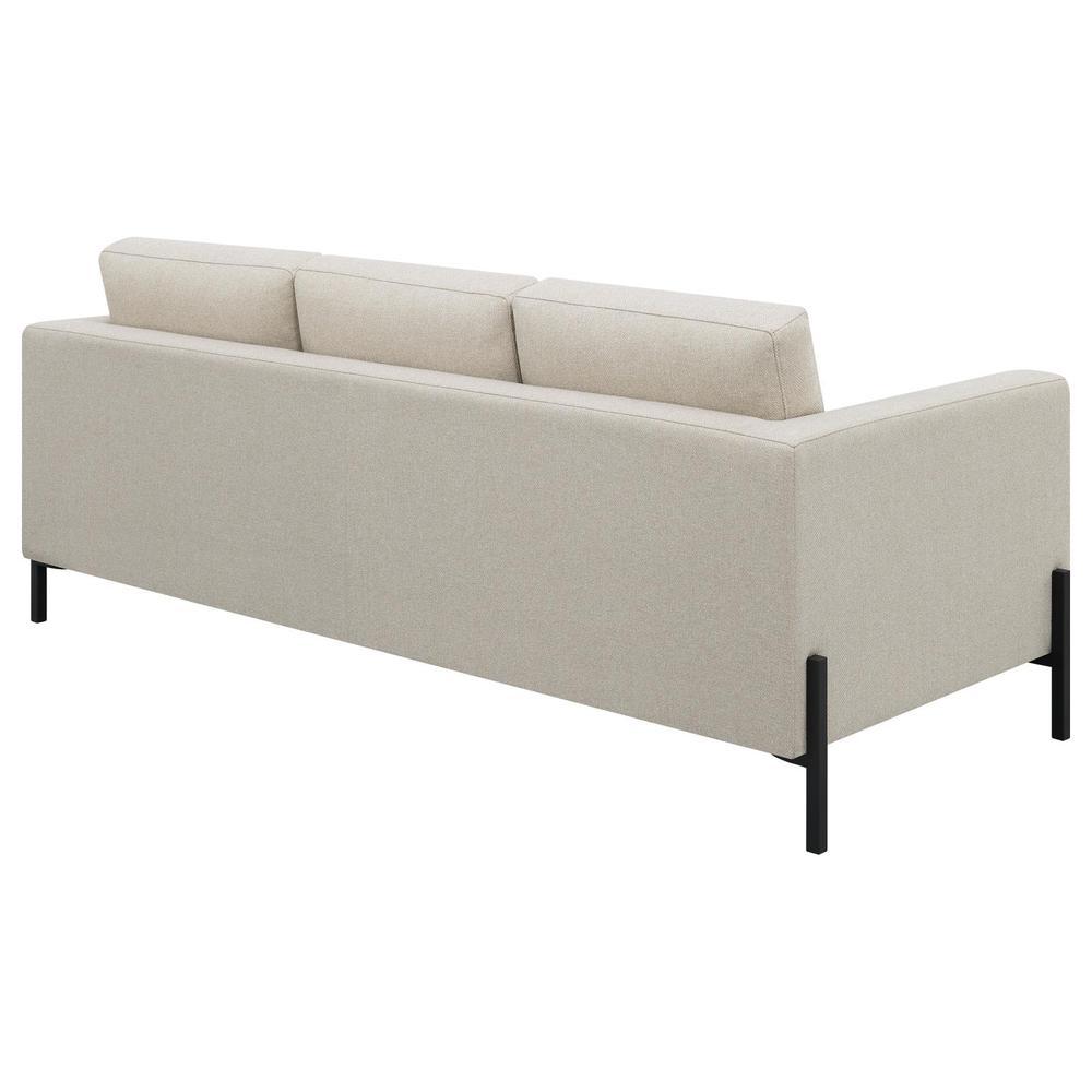 Tilly Upholstered Track Arms Sofa Oatmeal. Picture 6