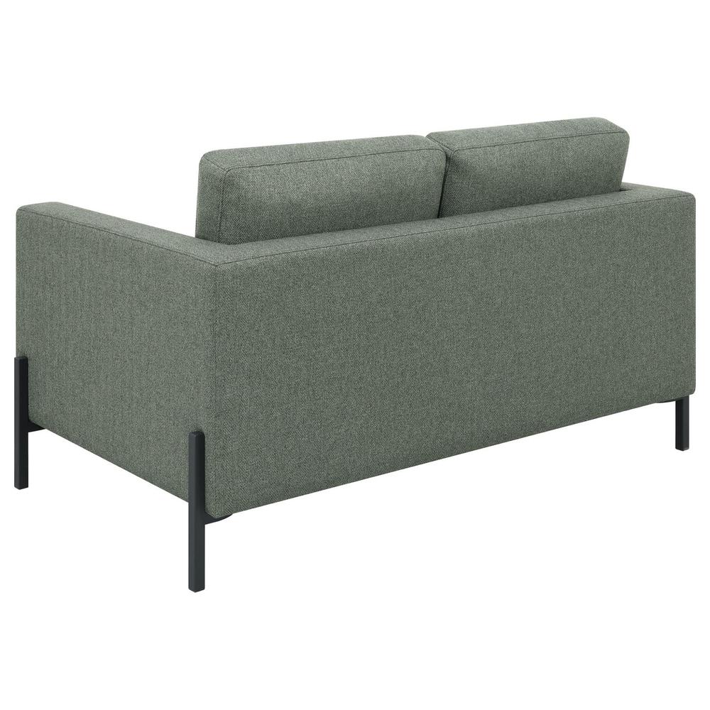 Tilly 2-piece Upholstered Track Arms Sofa Set Sage. Picture 7