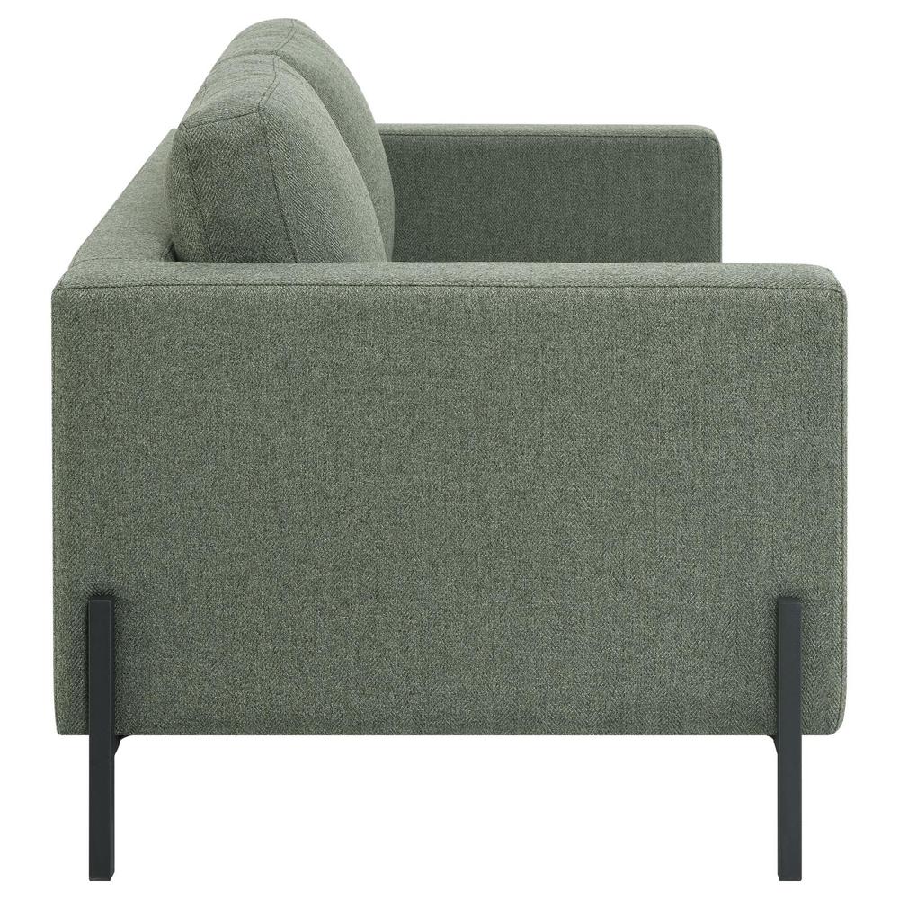 Tilly 3-piece Upholstered Track Arms Sofa Set Sage. Picture 6