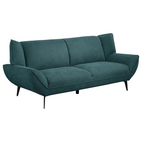Acton 2-piece Upholstered Flared Arm Sofa Set Teal Blue. Picture 1