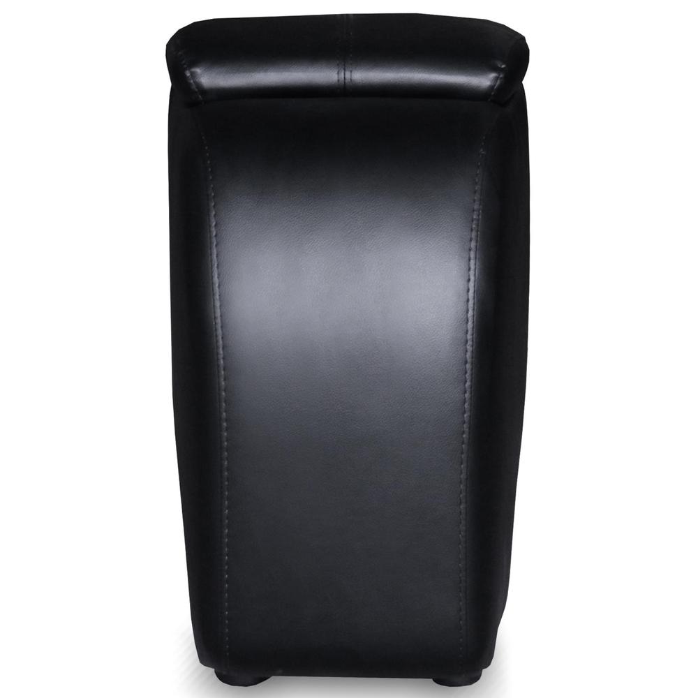 Cyrus Upholstered Recliner Living Room Set Black. Picture 11