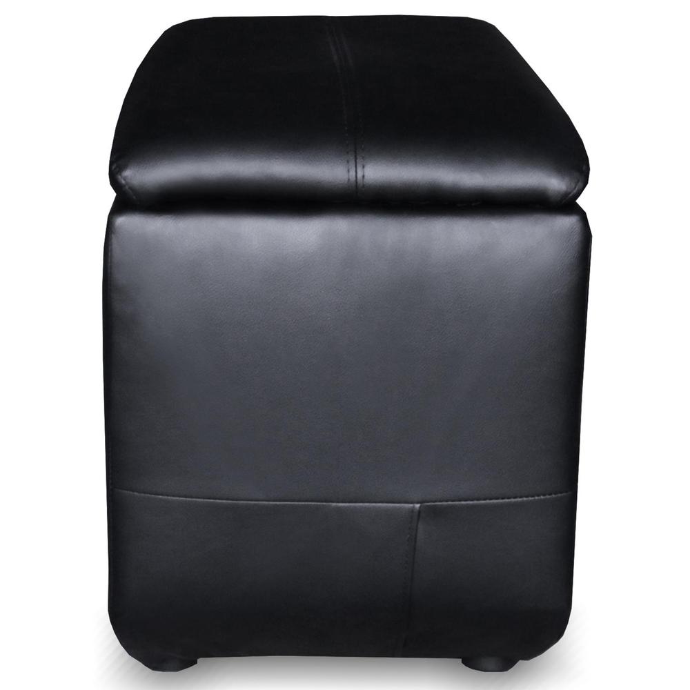 Cyrus Upholstered Recliner Living Room Set Black. Picture 12