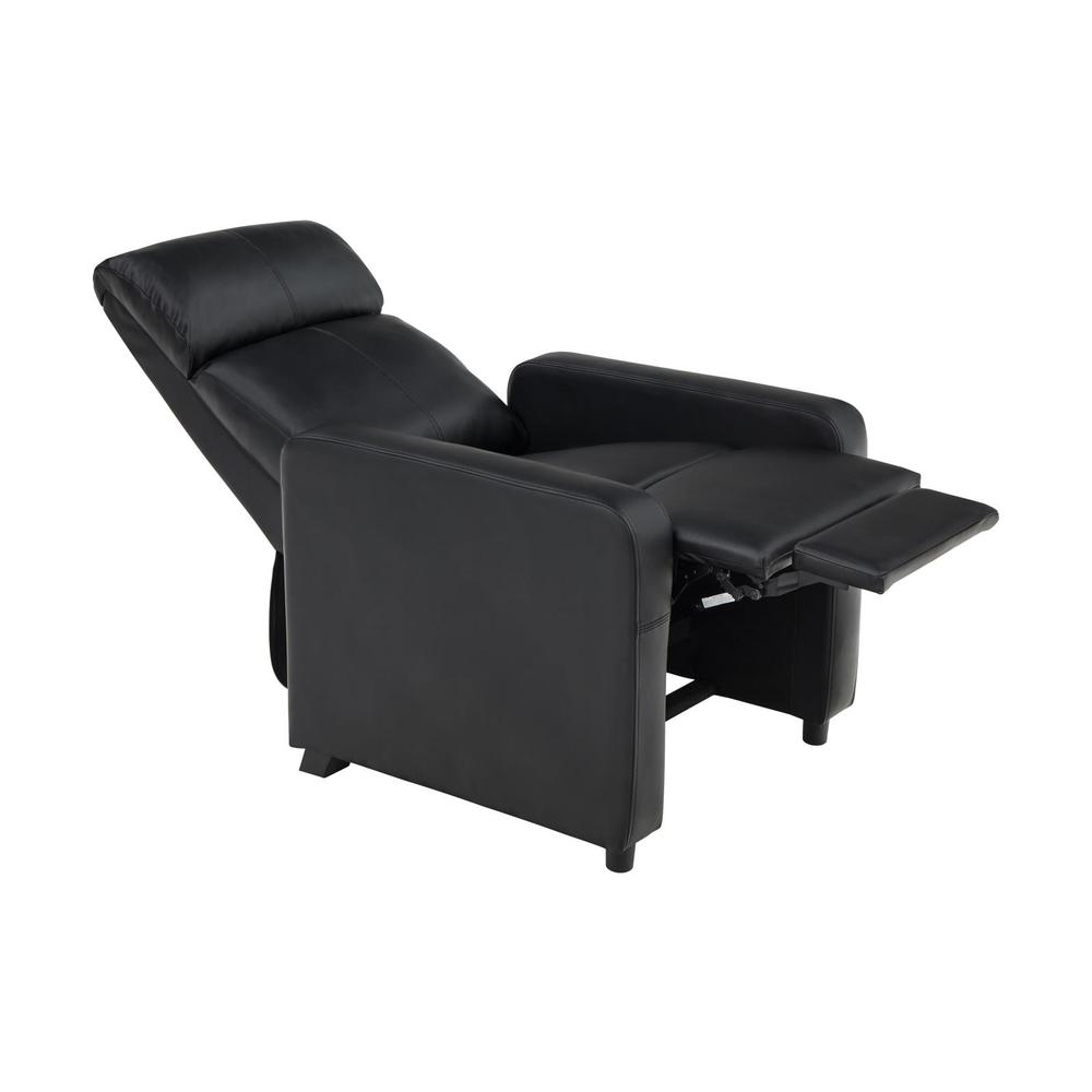 Toohey Home Theater Push Back Recliner Black. Picture 5