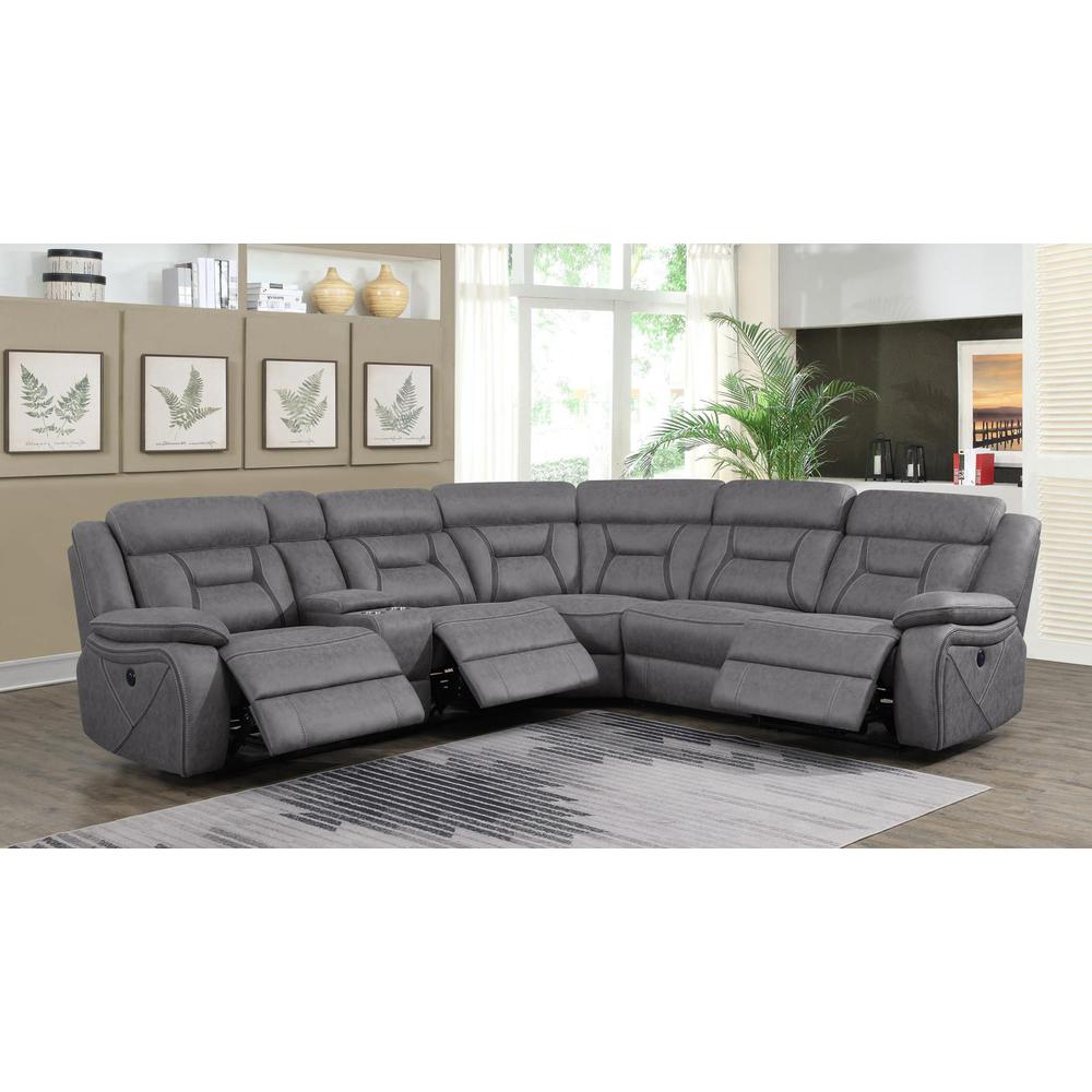 4 Pc Power Sectional. Picture 2