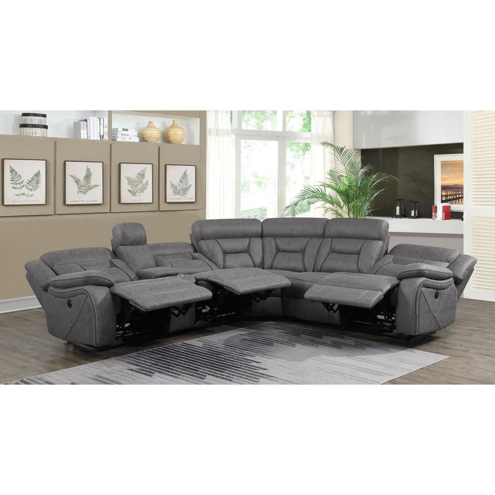 4 Pc Power Sectional. Picture 3