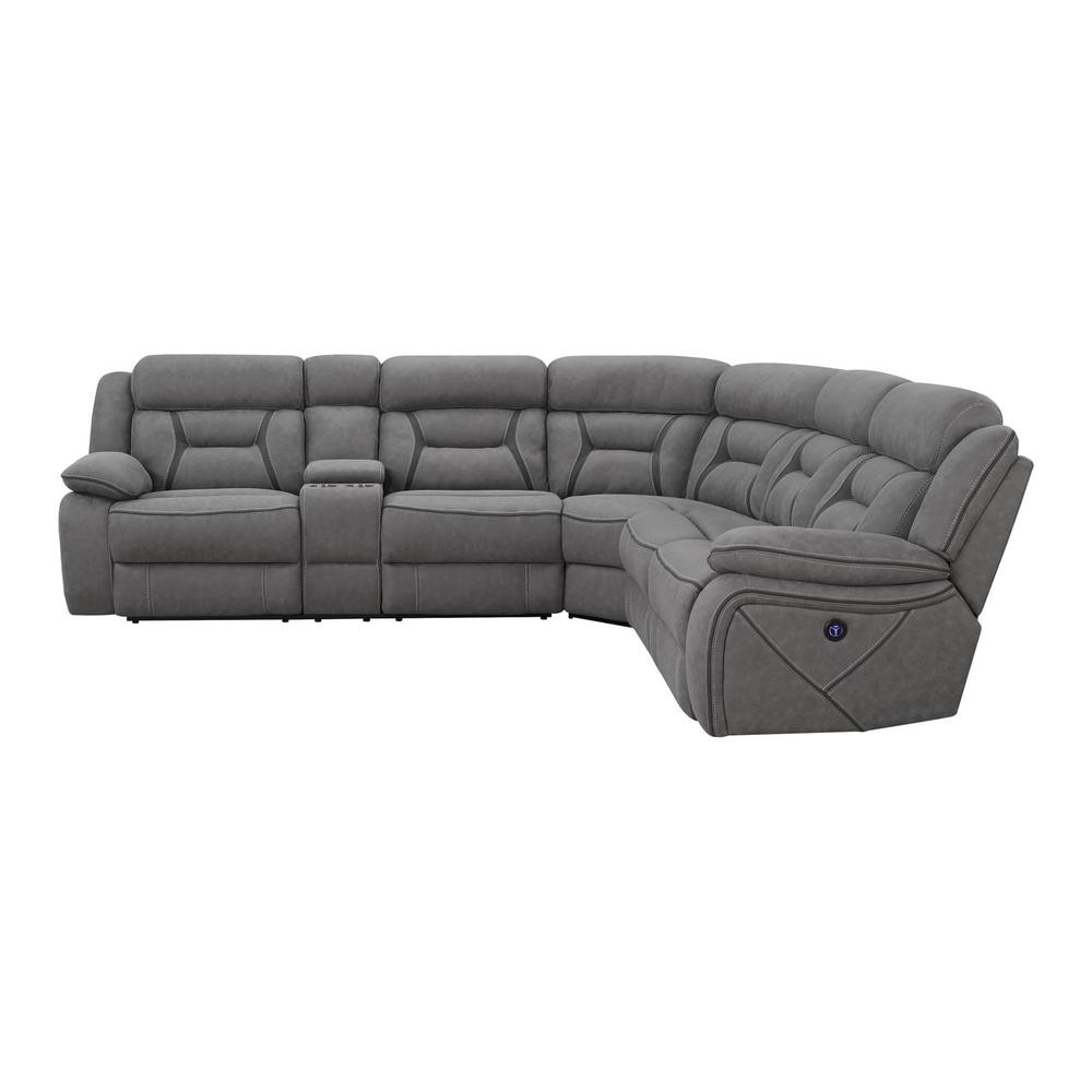 4 Pc Power Sectional. Picture 4