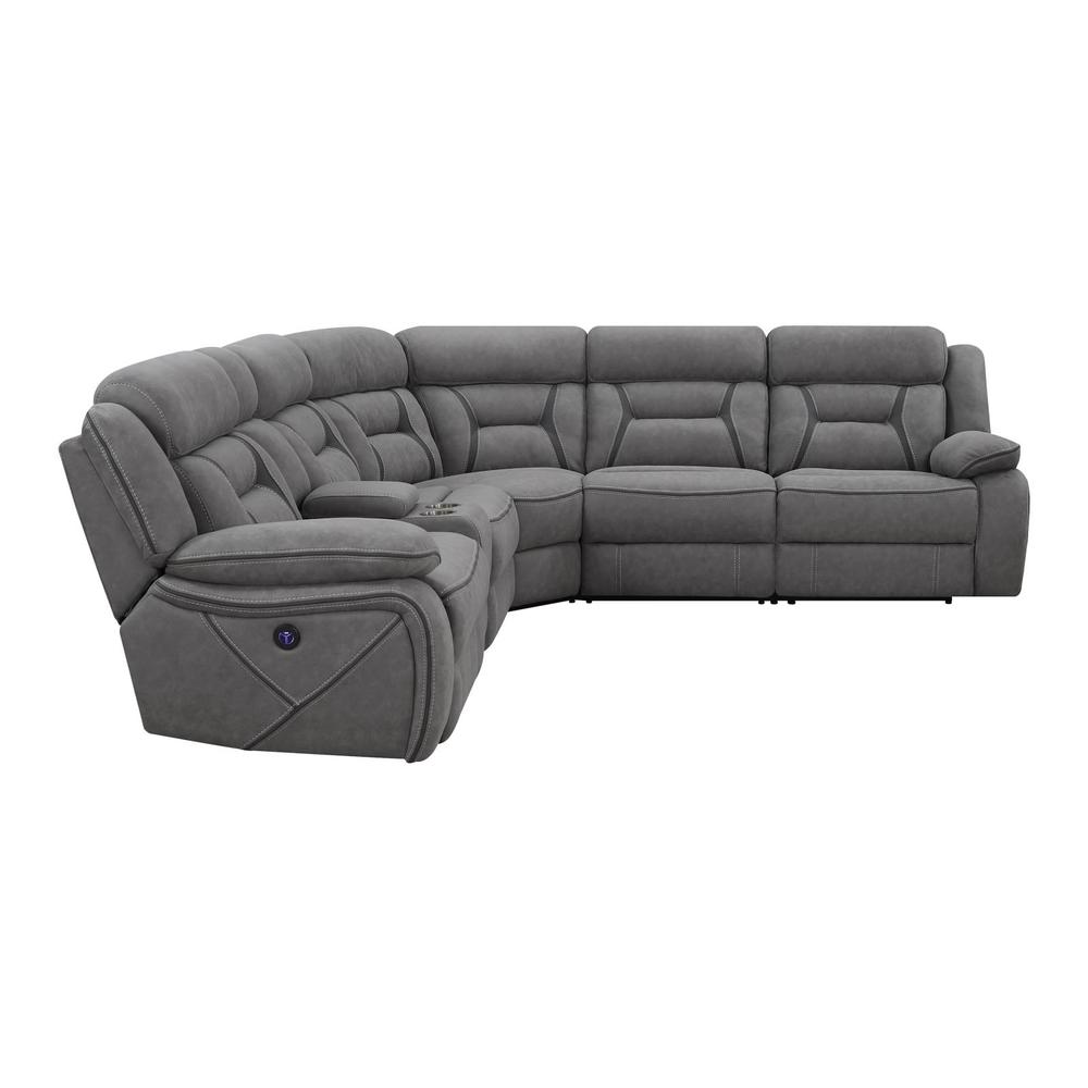 4 Pc Power Sectional. Picture 6