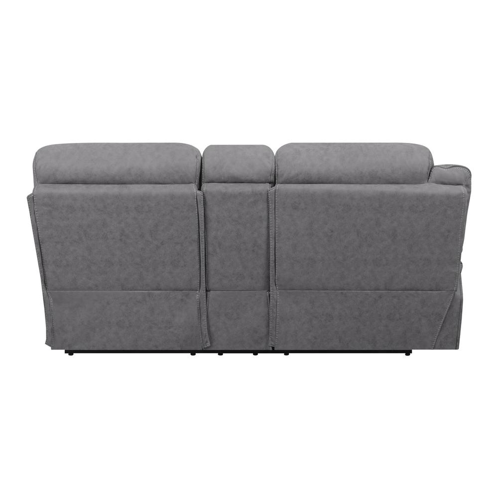 Transitional Laf Power Loveseat. Picture 6