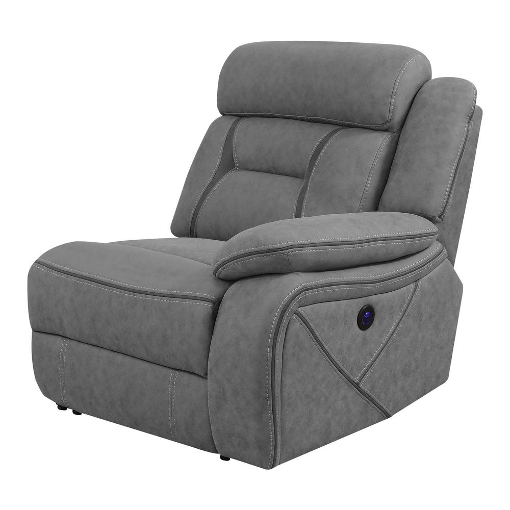 Transitional Raf Power Recliner. Picture 1