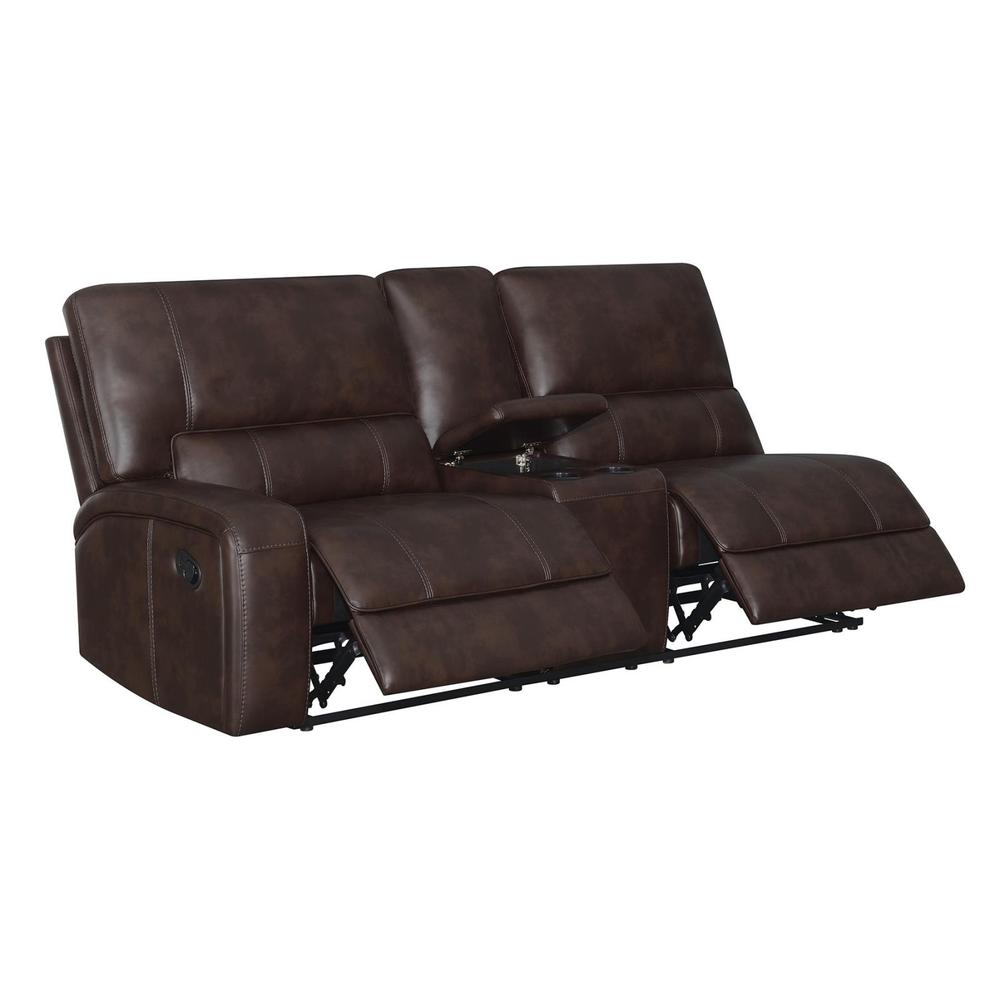 Laf Loveseat, Brown, 86.00 X 41.00 X 40.00"H. Picture 2